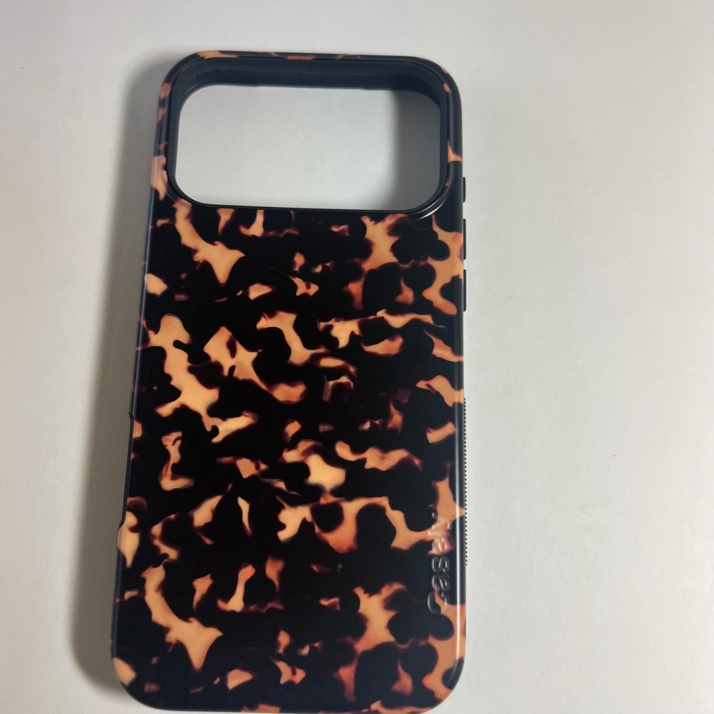 Casely Apple Iphone 17 Pro Max Bold Flex Shell Shock Tortoise Print Mag Safe New